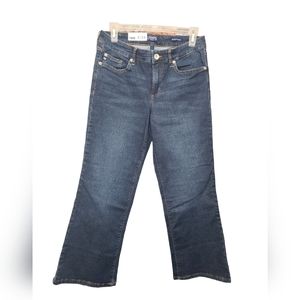 Chaps Midrise Crop kick jeans